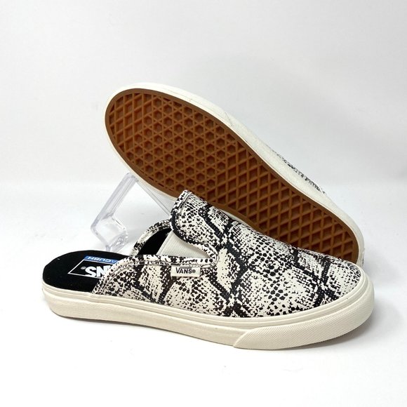 🌸Sale🌸 VANS Mule Sf Snake Leather Marshmallow Sandals Women's Size VN0A4U111X0 - Picture 5 of 8